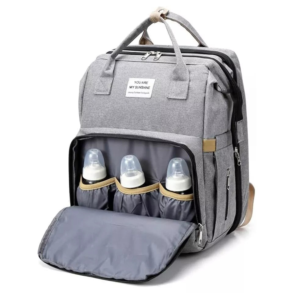 Aeroflux© UltraCare Nappy Backpack + Portable Changing Mat