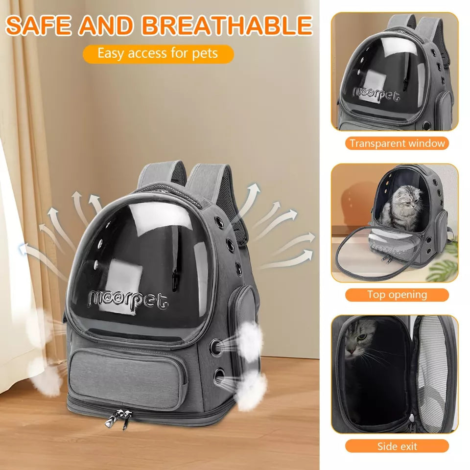 Aeroflux Voyager Bubble Cat Backpack – Breathe Easy, Travel Freely