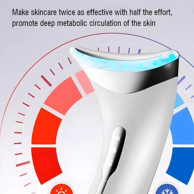 Aeroflux LED Face & Neck Massager – Anti-Aging, Skin Tightening & Rejuvenation Device