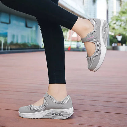 Aeroflux® Women's Slip-On Orthopedic Trainers – Comfy & Stylish Air Cushion Shoes