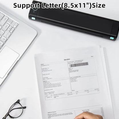 Aeroflux M08F Wireless Portable A4 Thermal Printer – Inkless, Effortless, On-the-Go