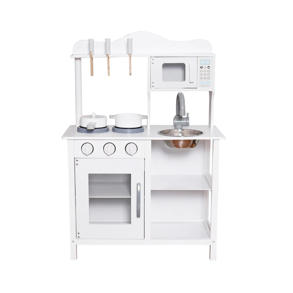 Aeroflux© Kids Premium Wooden Kitchen Play Set
