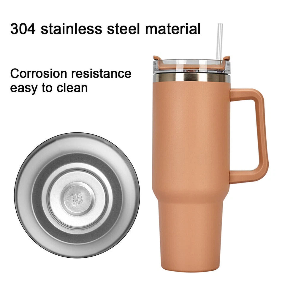 Aeroflux 40oz Stainless Steel Tumbler with Straw Lid