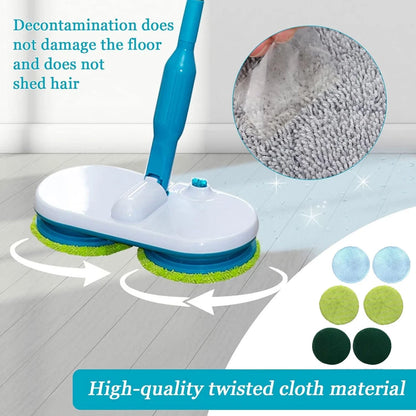 Aeroflux Cordless Electric Floor Mop – Rechargeable Scrubber, Sweeper, and Polisher