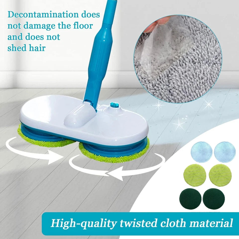 Aeroflux Cordless Electric Floor Mop – Rechargeable Scrubber, Sweeper, and Polisher