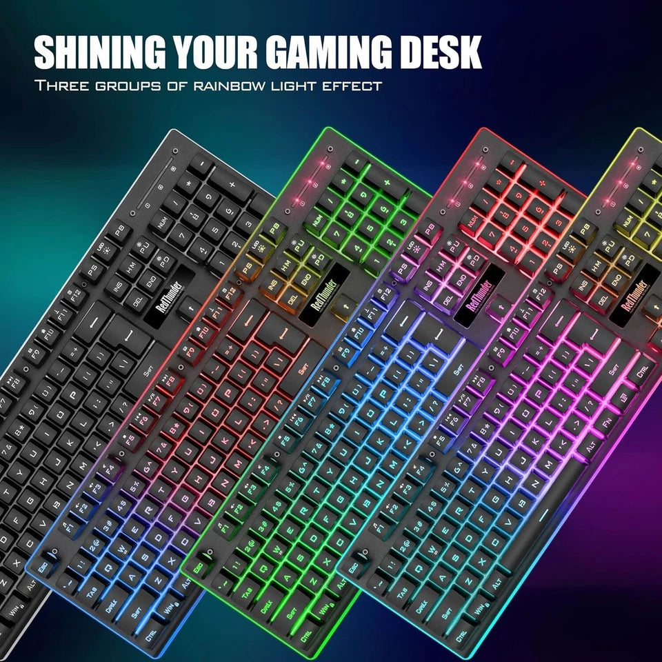 Aeroflux K10 Wireless Gaming Keyboard and Mouse Combo