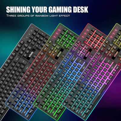 Aeroflux K10 Wireless Gaming Keyboard and Mouse Combo