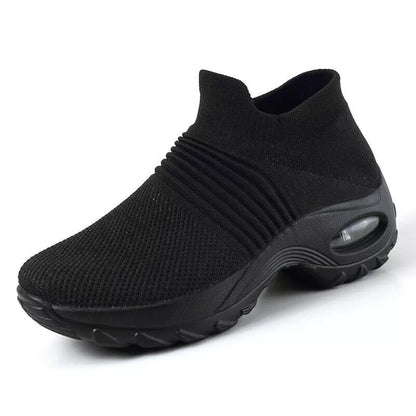Aeroflux® Women's Slip-On Orthopedic Trainers – Air Cushion Comfort & Support