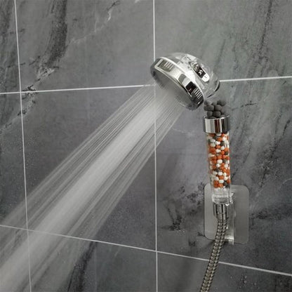 Aeroflux 3-Mode High-Pressure Water-Softening Shower Head with Mineral Filtration
