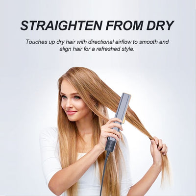New Technology: Theroflex© 2 in 1 Wet to Dry Air Straightener (No Heat Damage)