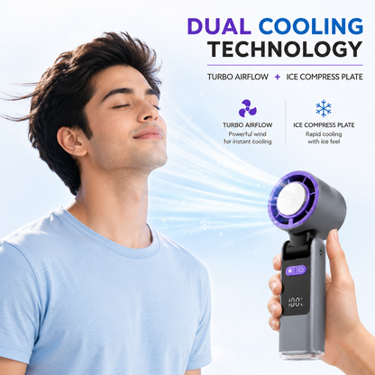 Aeroflux Portable Turbo Fan with Cooling Plate